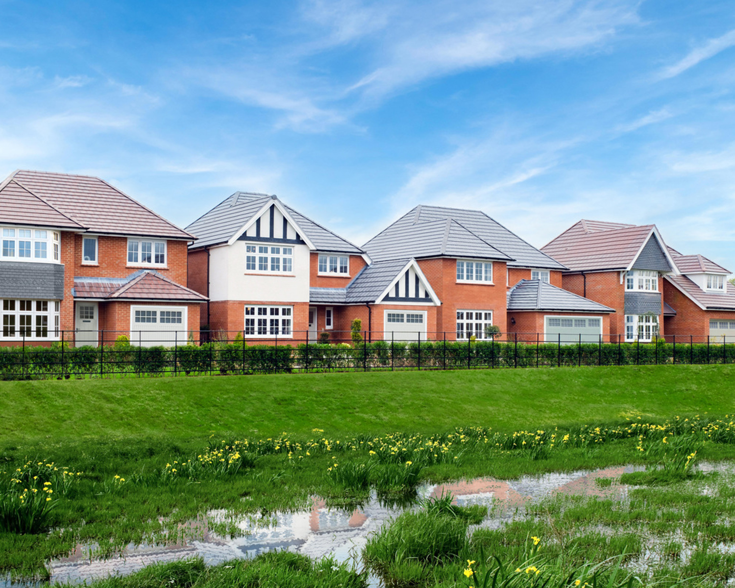 Street scene at Redrow